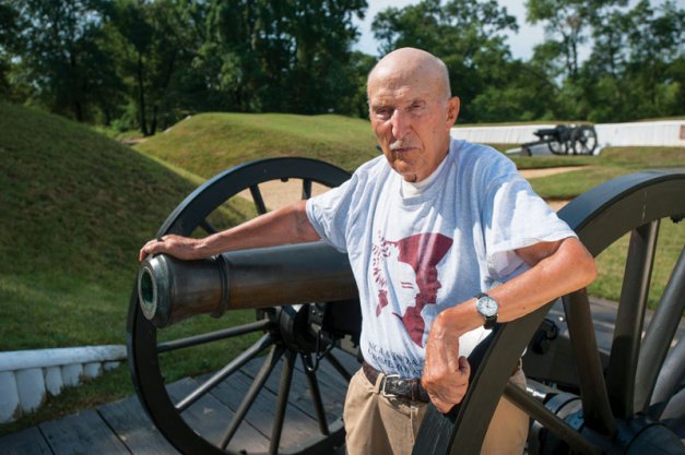 Ed Bearss at cannon