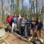 Clay Bailey (far left) with MBA students (From L to R, Alex Stevens, Davis Cavallo, Jeremy Choo, Charlie Bailey, Clay Cavallo, Matt Miccioli)