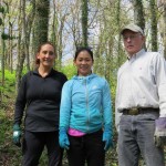 HON volunteers Jennifer Dorsett & Marcel Martinez chat with Jim Sobery of the Tenn. Land Trust