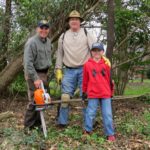 Power trio of Parke Brown, Philip Duer and "the boss," Blades Brown