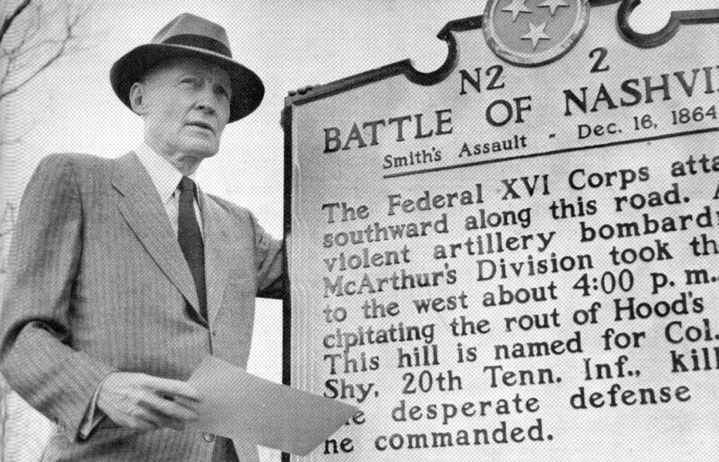 Stanley Horn at Marker Dedication