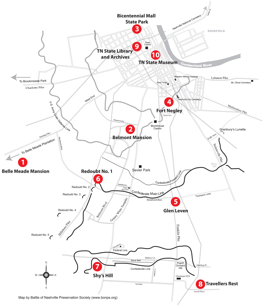 battle of Nashville tour map-7