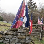 Various flags at Redboubt 1