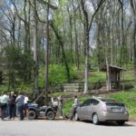 Pizza lunch for volunteers at Park Day